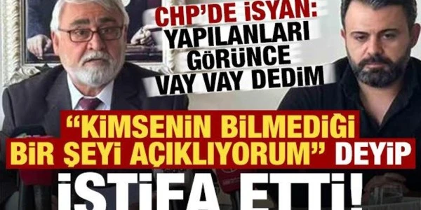 CHP Şehitkamil İlçe Başkanı Hurşit Yıldırım’dan Sert İstifa Açıklaması