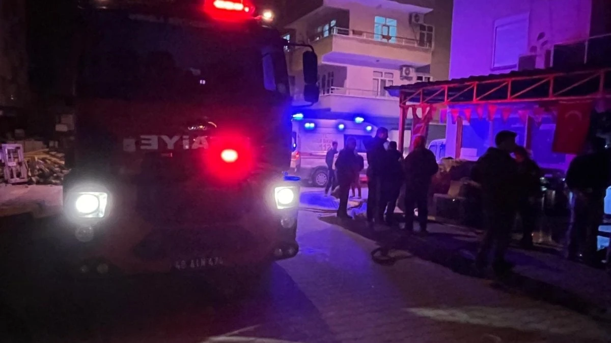 Muğla'da bisiklet tamirhanesinde yangın paniği