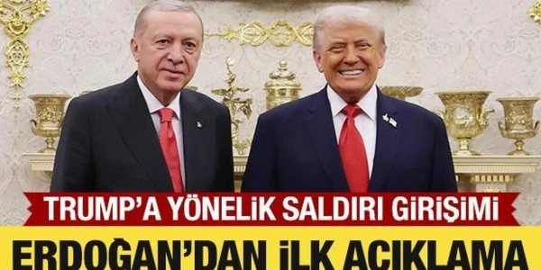 Erdoğan'dan Washington'daki Beyaz Saray saldırı girişimine kınama
