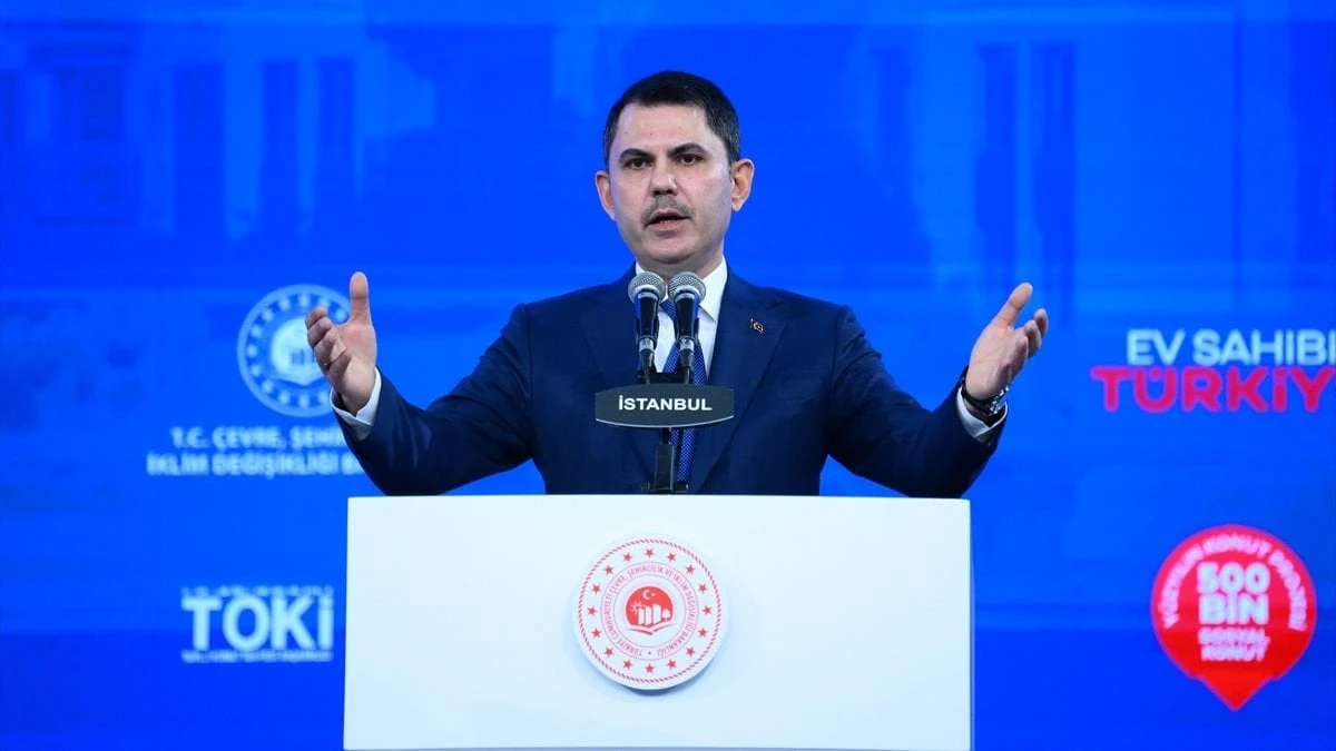 Murat Kurum: İstanbul'da 100 Bin Konutun Kura Çekimi Tamamlandı