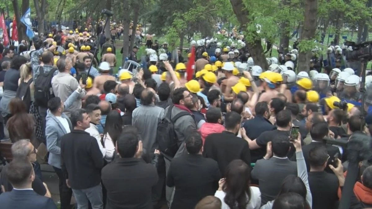 Ankara'da madenci eylemi: 36 milyon yatırıldı, eylem sürüyor