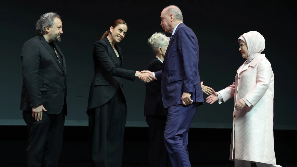 Cumhurbaşkanı Erdoğan 'Bir Adam Yaratmak' galasına AKM'de katıldı