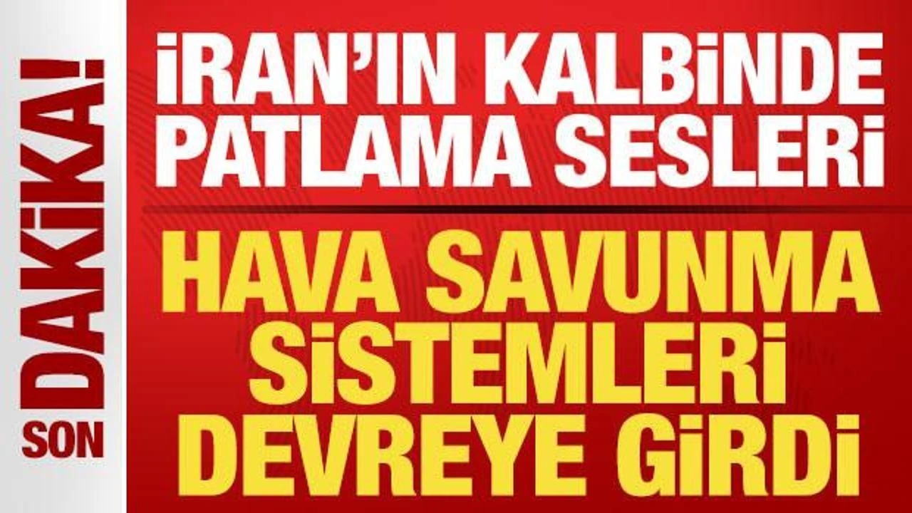 Tahran’da Hava Savunma Alarmı: Patlama Sesleri Duyuldu