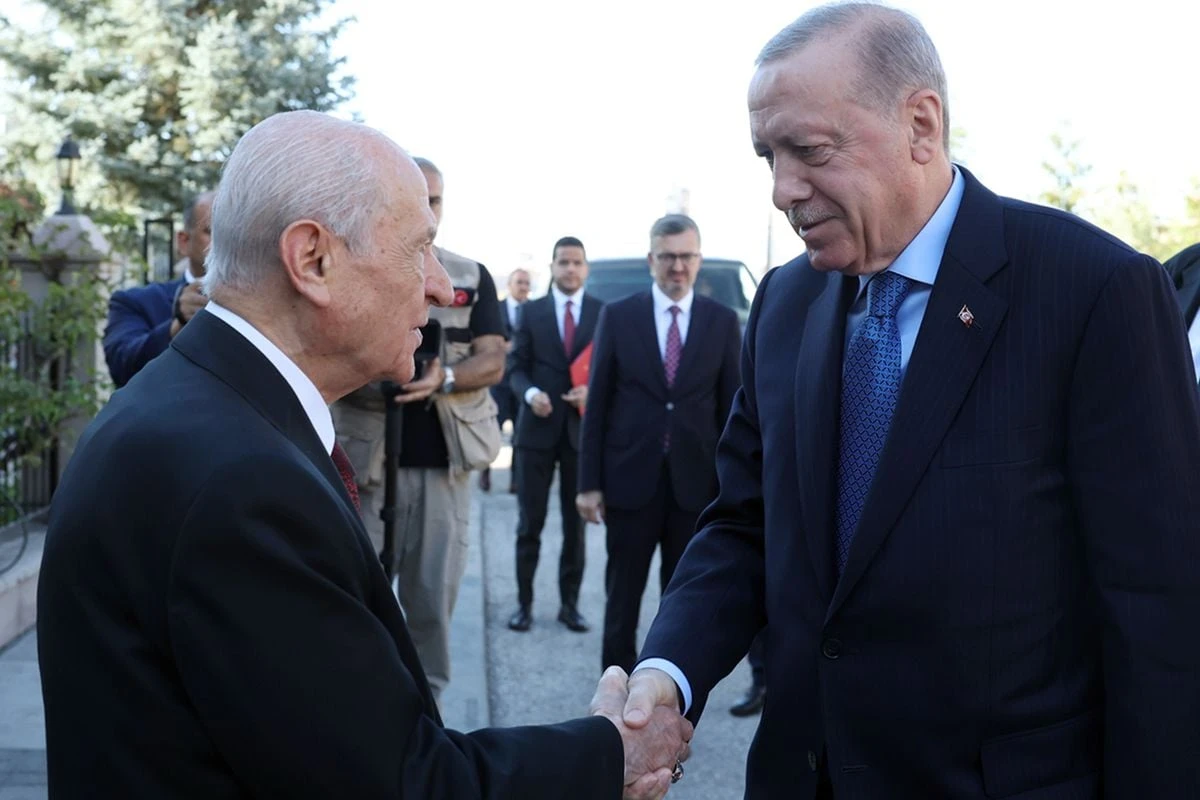 Erdoğan ile Bahçeli Beştepe'de görüştü: 'Terörsüz Türkiye' hedefi