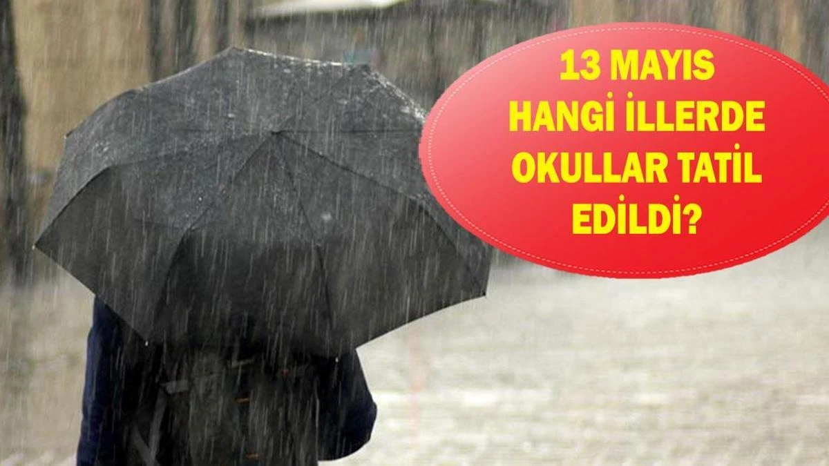 13 Mayıs'ta Samsun'da okullar var mı? Havza'da 3 okul tatil edildi