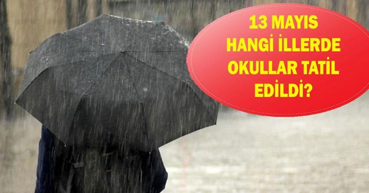 13 Mayıs'ta Samsun'da okullar var mı? Havza'da 3 okul tatil edildi