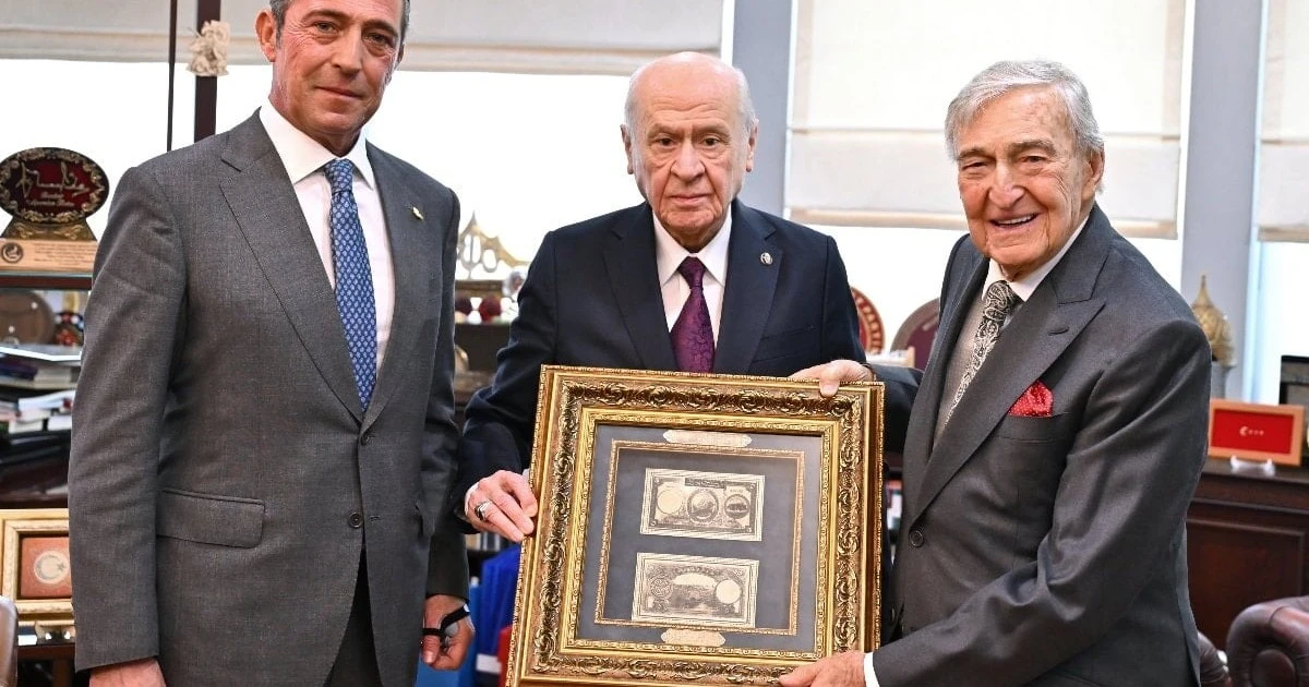 Koç ailesinden Bahçeli'ye ziyaret: 100. yıl daveti