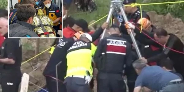 Aksaray'da kuyuya giren 4 kişiden 3'ü hayatını kaybetti