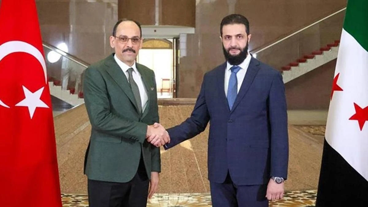 MİT Başkanı İbrahim Kalın Şam'da, Eş-Şara ile görüşme