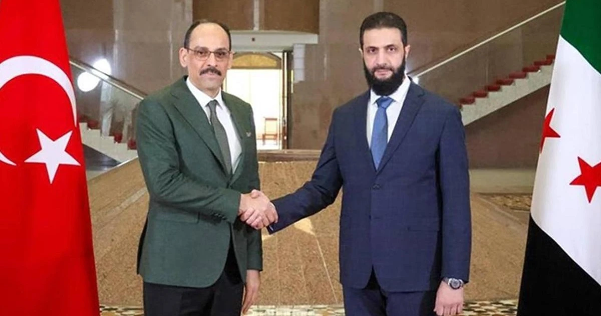 MİT Başkanı İbrahim Kalın Şam'da, Eş-Şara ile görüşme