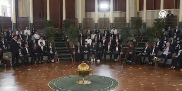 Cumhurbaşkanı Erdoğan ile Rıza Kayaalp'ten samimi Olimpiyat hedefi