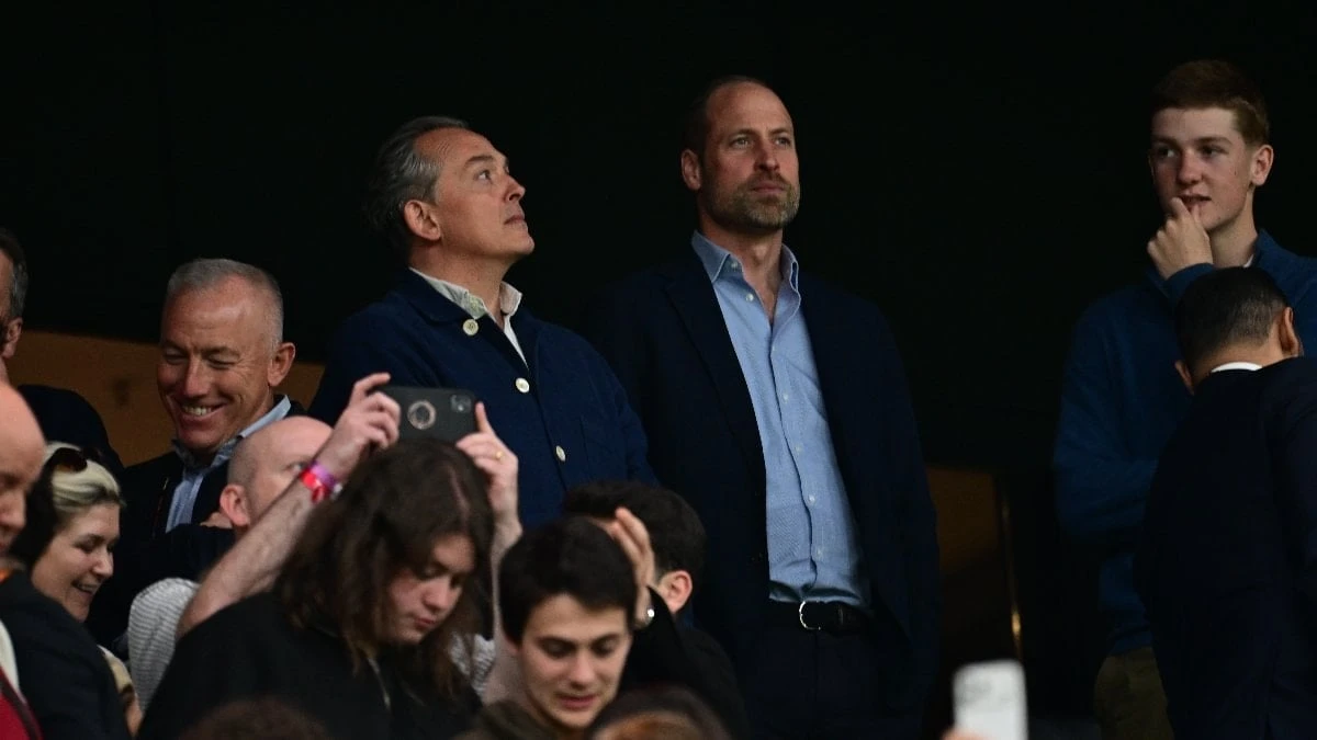 Prens William Beşiktaş Park'ta UEFA Finalini Tribünden İzledi