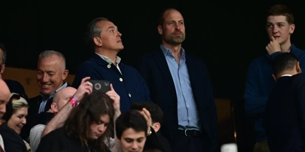 Prens William Beşiktaş Park'ta UEFA Finalini Tribünden İzledi