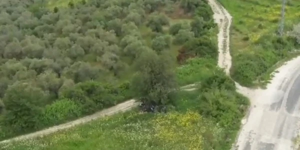 Hatay'da dron destekli operasyonda 42 düzensiz göçmen yakalandı