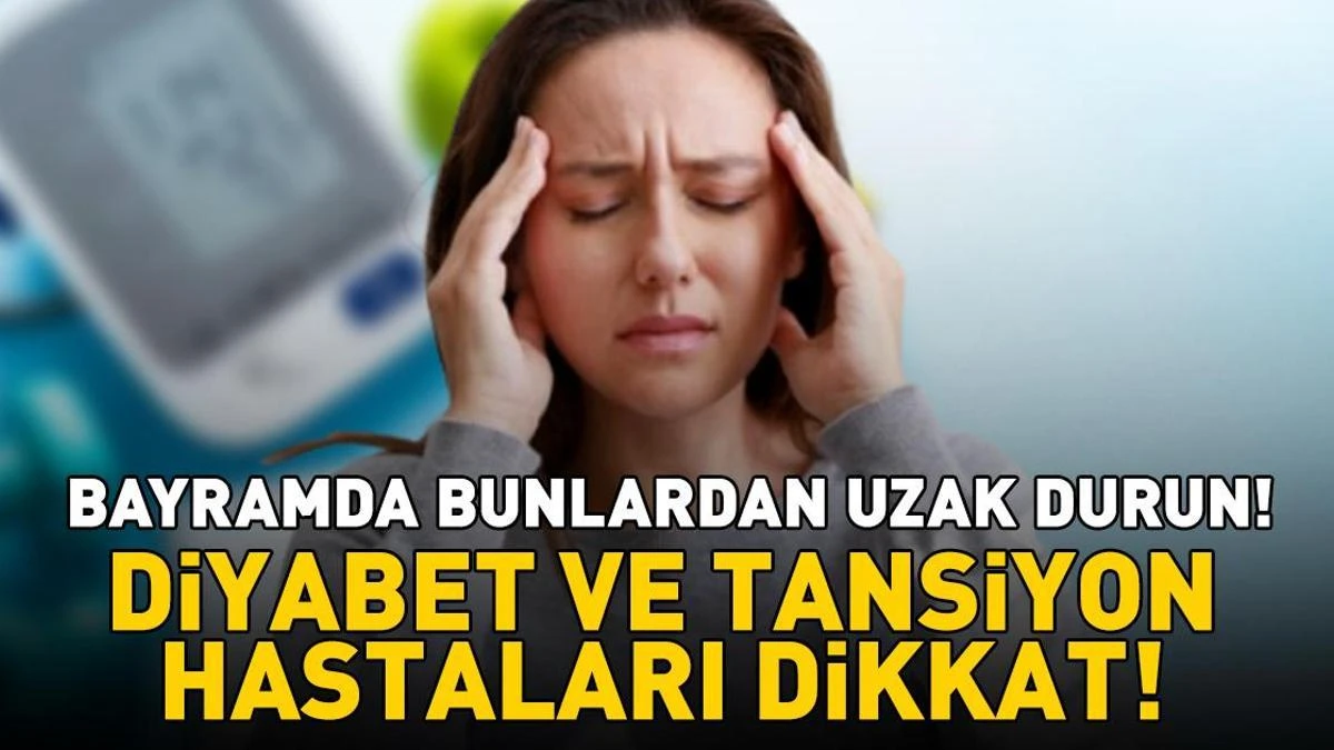 Diyabet ve Hipertansiyon Hastalarına Kurban Bayramı Uaramı