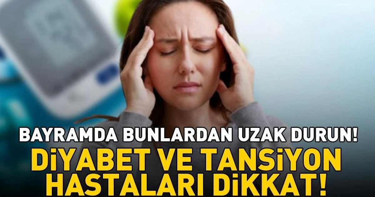 Diyabet ve Hipertansiyon Hastalarına Kurban Bayramı Uaramı