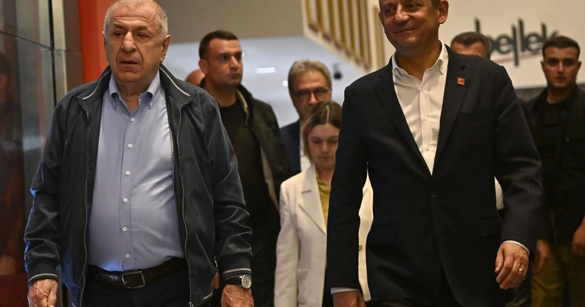 Özdağ gece yarısı CHP Genel Merkezi’nde Özgür Özel ile görüştü