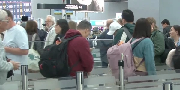 Kurban Bayramı'nda İstanbul Havalimanı'nda yoğunluk