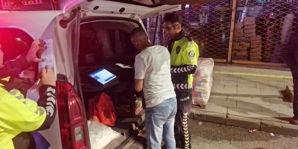 Çorum Alaca'da trafik denetiminde sürücülere 150 bin TL ceza