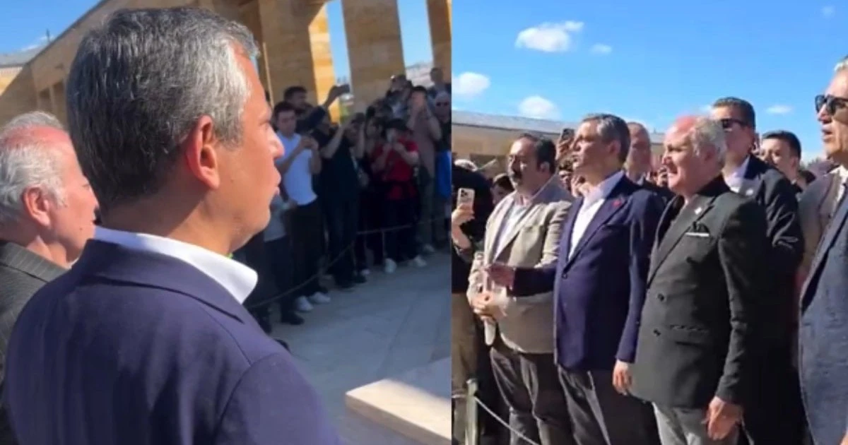 Özgür Özel Anıtkabir'de İsmet İnönü'nün kabrini ziyaret etti