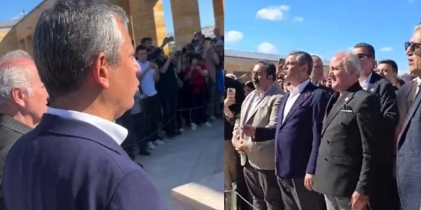 Özgür Özel Anıtkabir'de İsmet İnönü'nün kabrini ziyaret etti