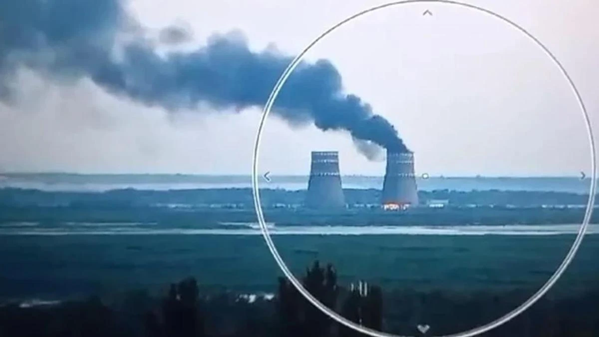 Zaporijya Nükleer Santrali yakınlarına İHA saldırısı bildirildi