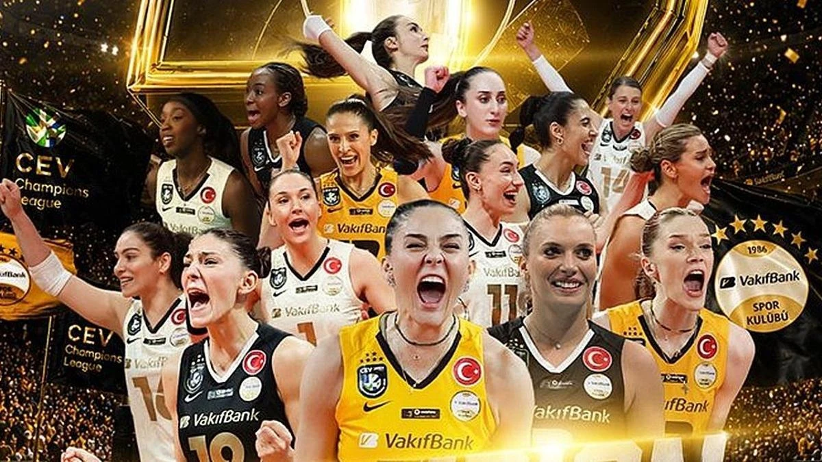 VakıfBank, CEV Şampiyonlar Ligi finalinde Eczacıbaşı'nı 3-1 yendi