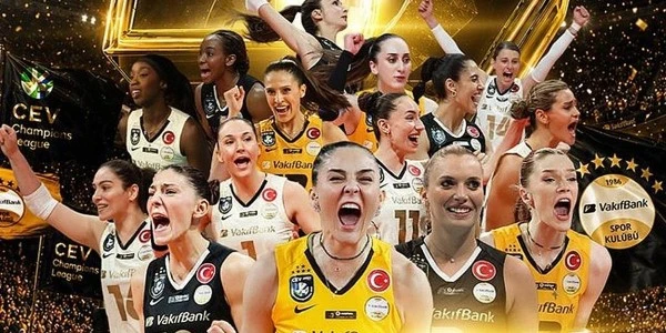 VakıfBank, CEV Şampiyonlar Ligi finalinde Eczacıbaşı'nı 3-1 yendi