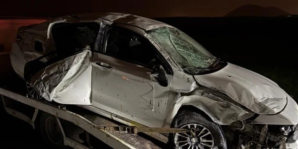 Kayseri'de takla atan otomobilde anne ve oğlu ağır yaralandı