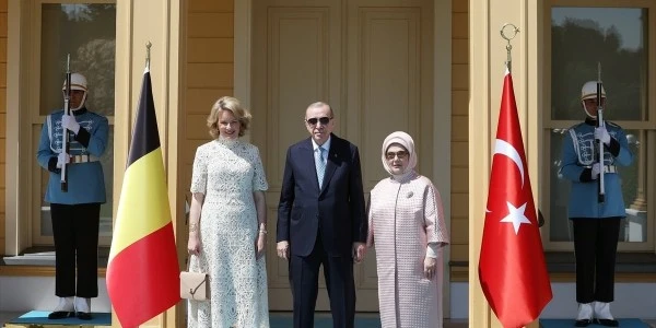 Cumhurbaşkanı Erdoğan, Belçika Kraliçesi Mathilde'yi kabul etti