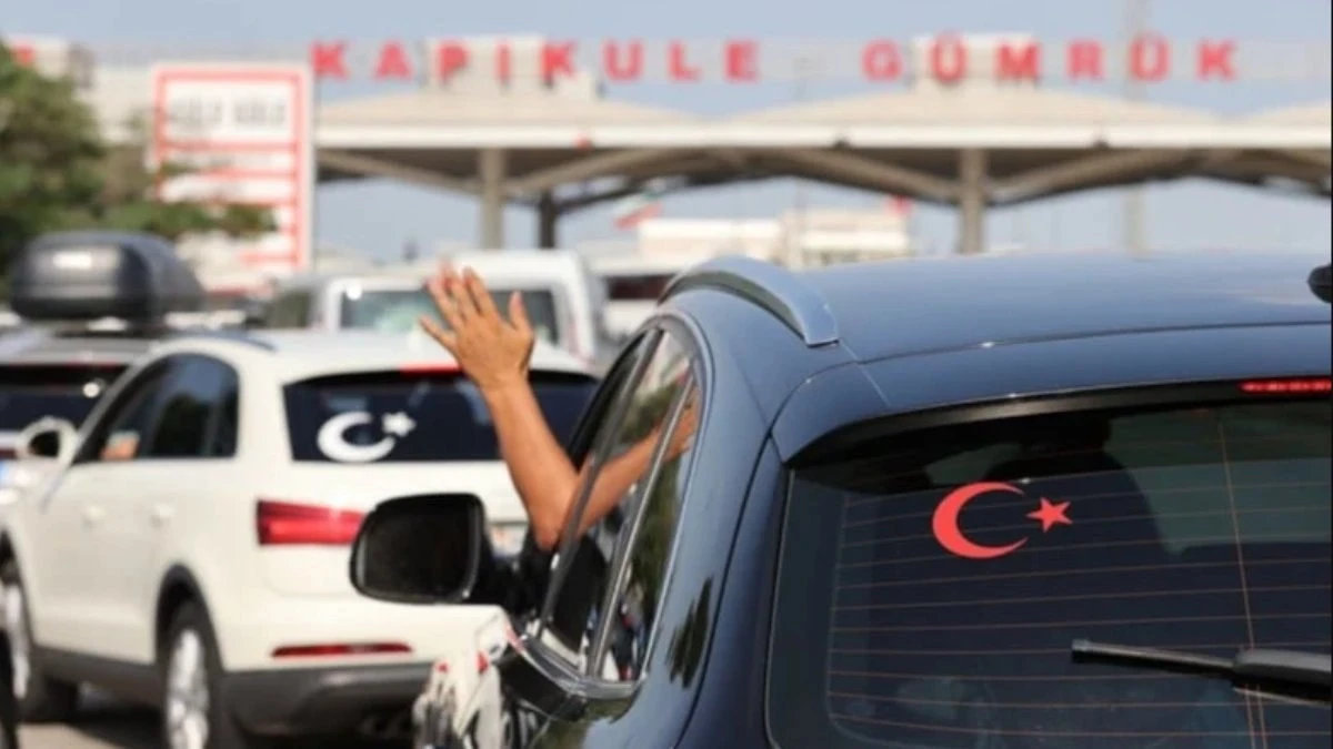 Yabancı plakalı araçlarda yeni dönem: Gurbetçilere esneklik
