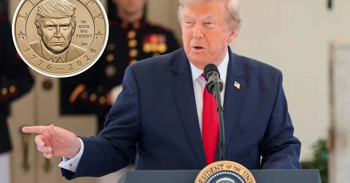 ABD Darphanesi Trump portreli 1 Dolarlık altın para hazırlanıyor
