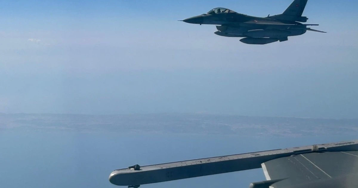 Türk Hava Kuvvetleri, Kıbrıs Adası güneyinde eğitim uçuşu yaptı