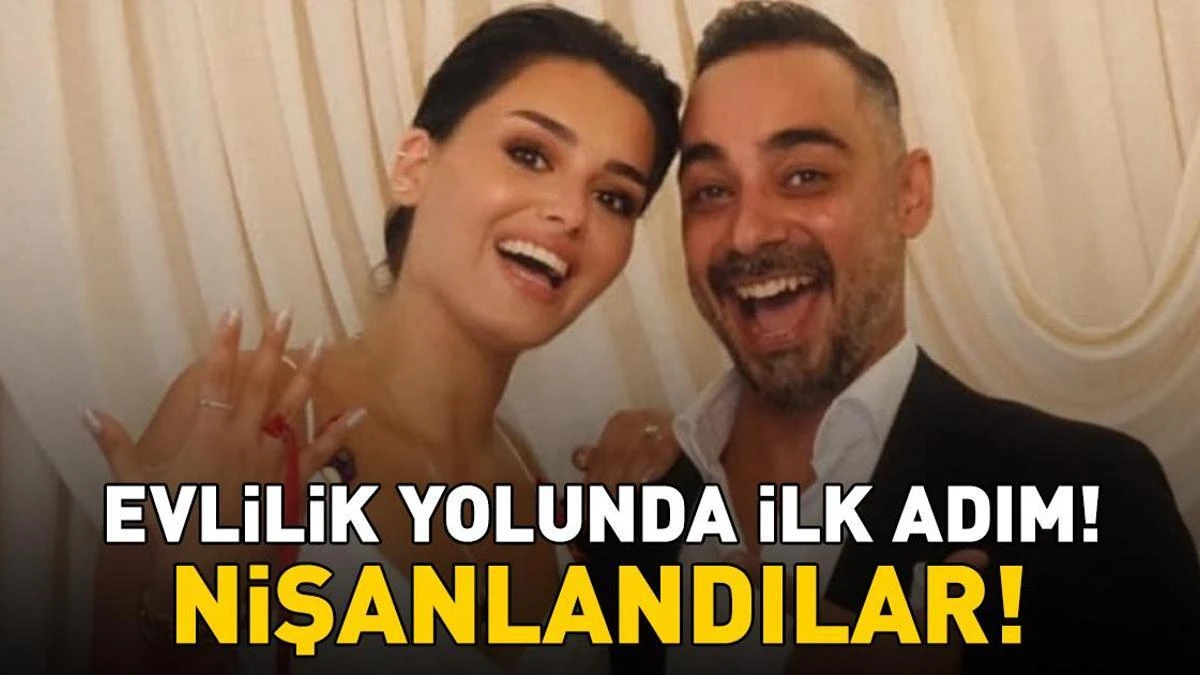 Olgun Toker ile Yağmur Karakılınç sade törenle nişanlandı