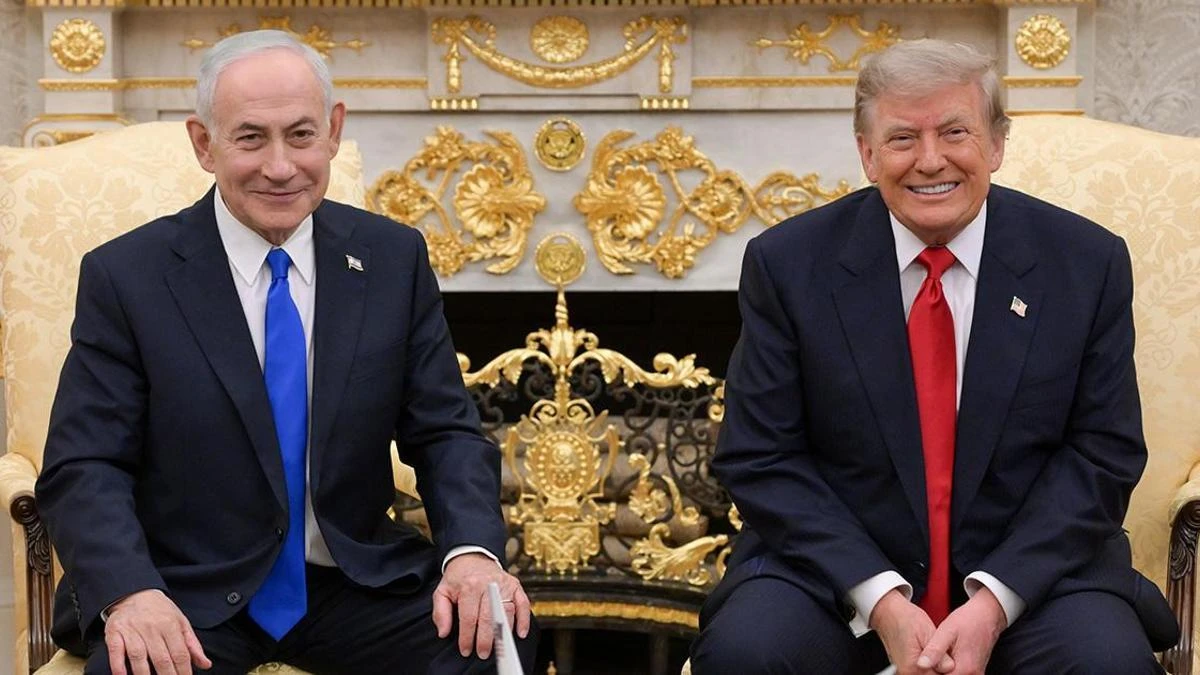 Trump ile Netanyahu Beyaz Saray'da görüştü — Üst düzey katılım ve protesto
