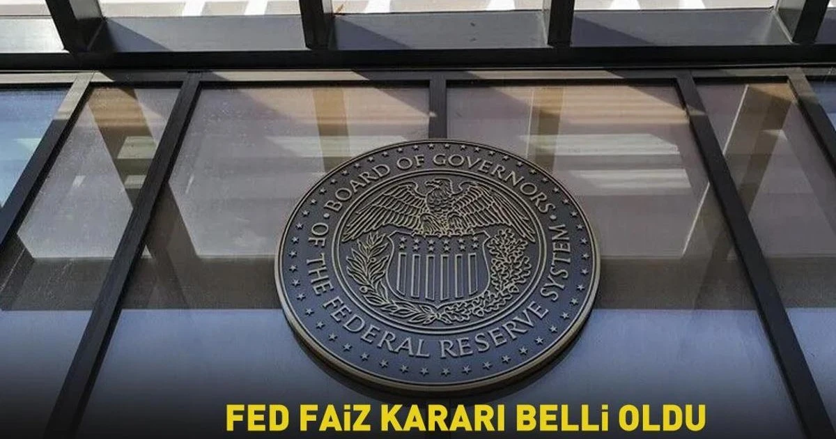 Fed politika faizini sabit tuttu: Karar 9'a karşı 3 oyla alındı