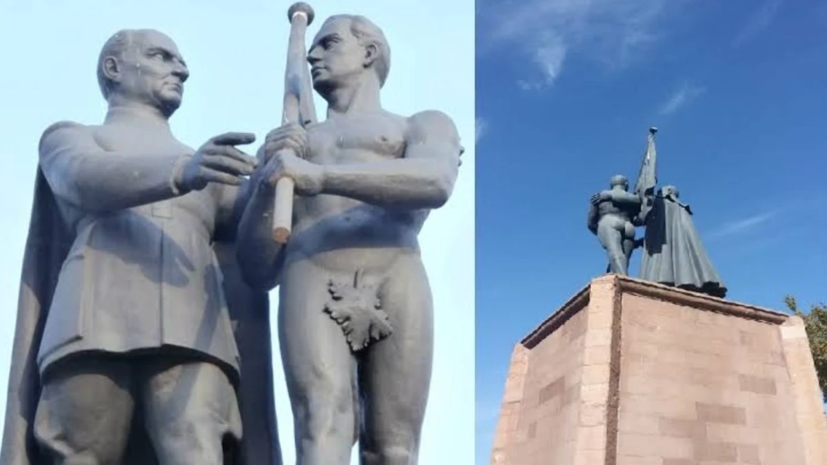 Malatya'da 'çıplak genç' heykeli krizi: Vatandaş şikayet edildi