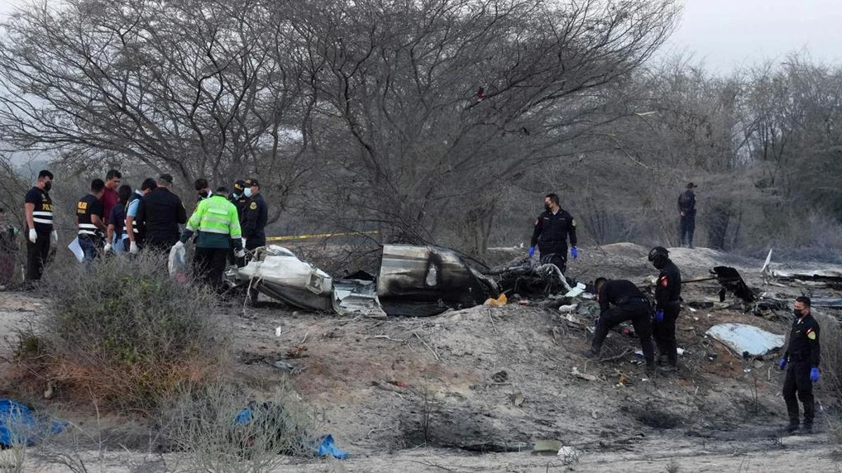 Peru'da Nazca kırsalına gezi uçağı düştü: Kurtulan yok