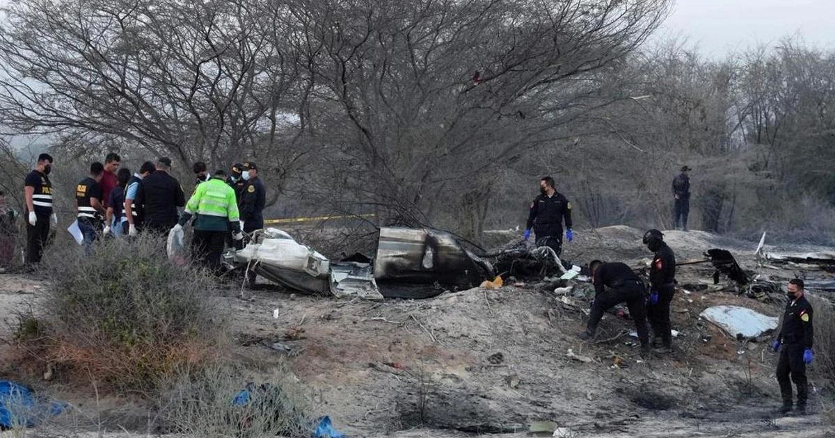Peru'da Nazca kırsalına gezi uçağı düştü: Kurtulan yok