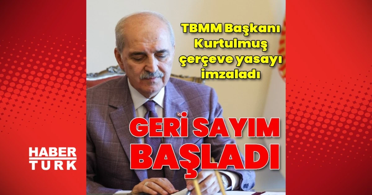 TBMM Başkanı Kurtulmuş, Millî Dayanışma Kanun Teklifini İmzaladı