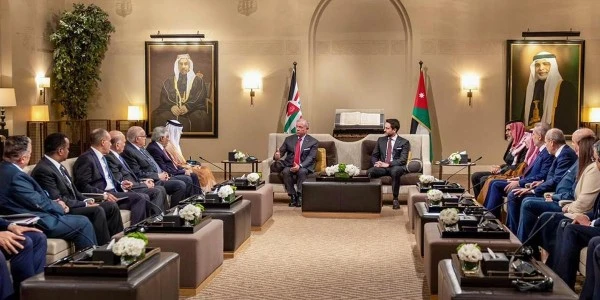 Dışişleri Bakanı Hakan Fidan, Amman'da II. Abdullah ile görüştü