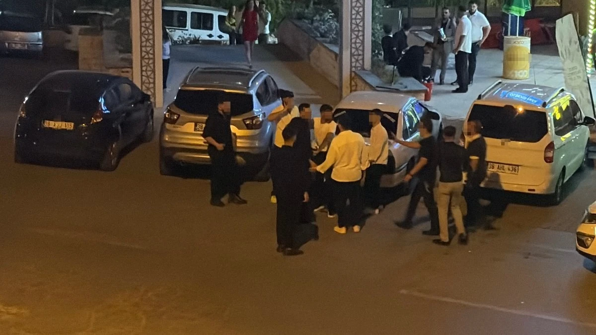 Kayseri Talas'ta düğün salonunda tartışma kavgaya dönüştü