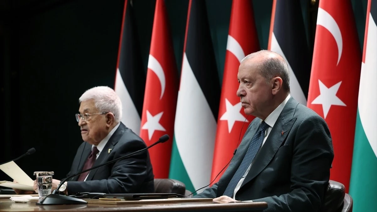 Mahmud Abbas'tan Erdoğan'a Filistin için teşekkür