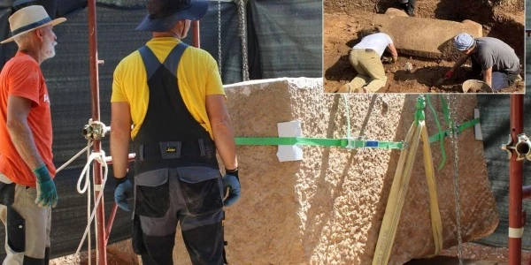 Cavtat’ta 3 metre derinde 5 tonluk mühürlü lahit bulundu