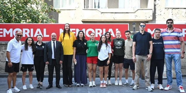 Melikgazi Kayseri Basketbol oyuncuları sağlık kontrolünden geçti