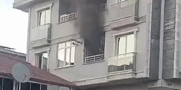 Kocaeli Darıca'da mutfakta çıkan yangında doğal gaz patlaması