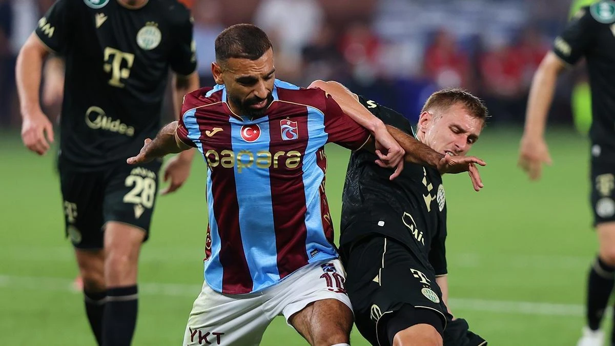 Trabzonspor - Ferencvaros: Fırtına Avantajı Rakibine Bıraktı