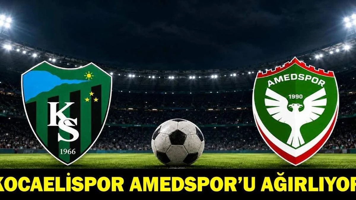 Kocaelispor - Amedspor: Maç 24 Ağustos 21.30'da, beIN SPORTS 1'de