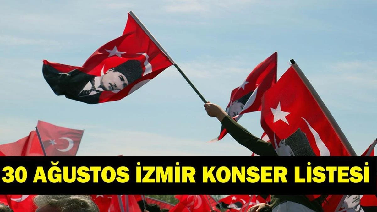 İzmir'de 30 Ağustos Ücretsiz Konserler 2026: İlçe İlçe Program