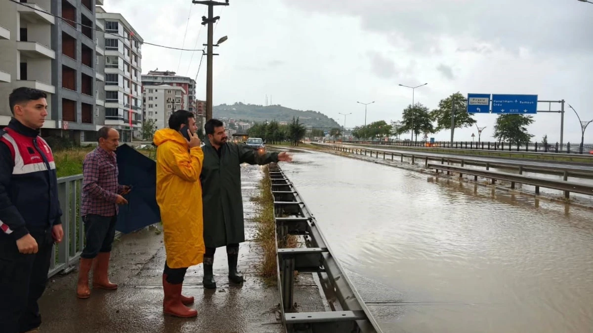 Giresun'da sağanak sonrası sel: Hasar tespiti sürüyor